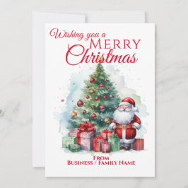 Feliz Navidad Santa Claus Flat