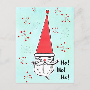 Feliz Navidad Santa Claus Ho Ho Ho Copos de nieve