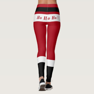 Feliz Navidad Santa Claus Leggings Divertido