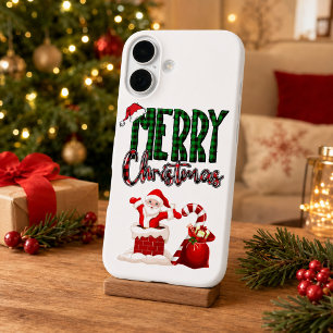 Feliz Navidad Santa Funda para iPhone 16