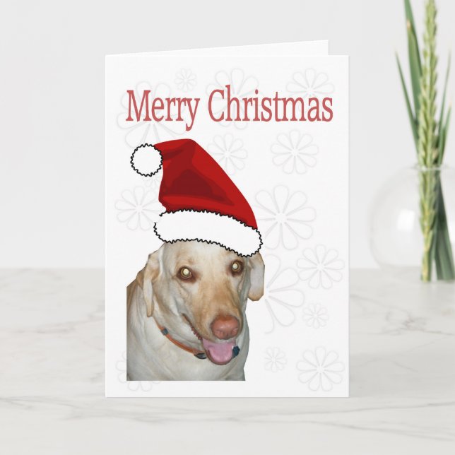 Feliz Navidad Santa Labrador (Anverso)