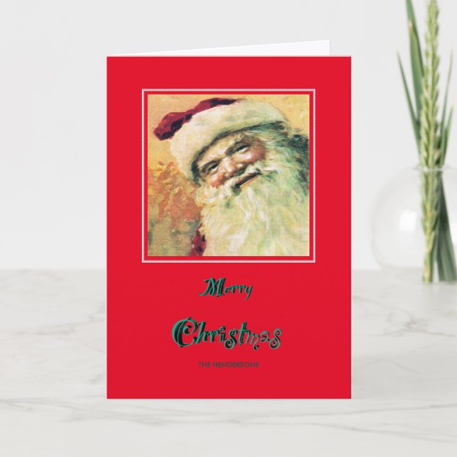 Feliz Navidad Santa Merry - Rojo (Anverso)