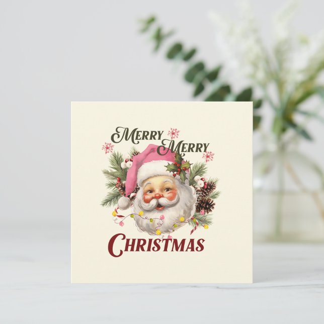 Feliz Navidad - Santa Rosa (Anverso de pie)