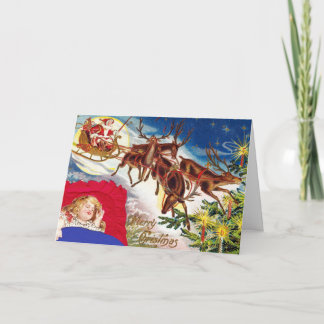 Feliz Navidad Santa Sleigh