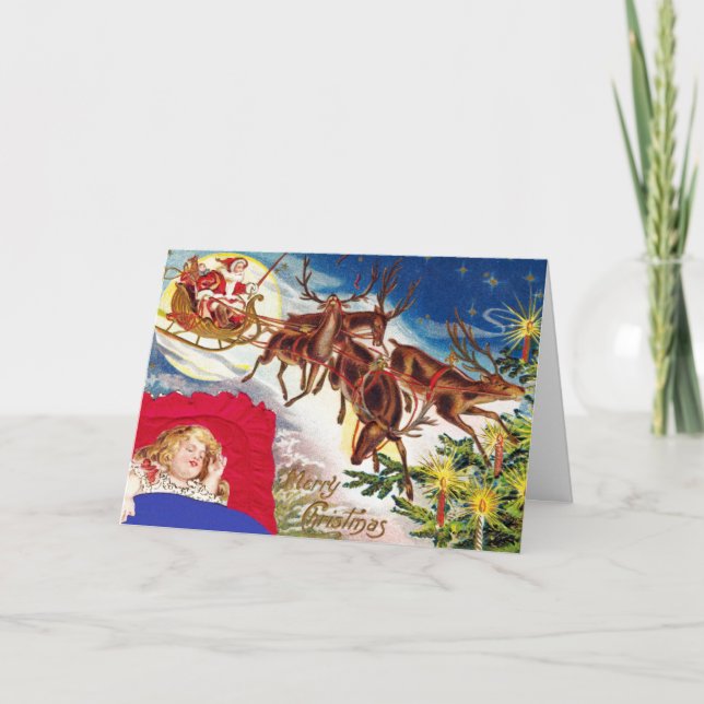 Feliz Navidad Santa Sleigh (Anverso)