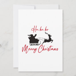 Feliz Navidad Santa Sleigh Y Renos