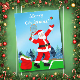 Feliz Navidad Santa Tennis