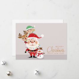 Feliz Navidad Santa y amigos