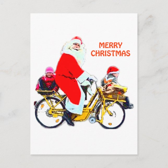 Feliz Navidad Santa y niños (Anverso)