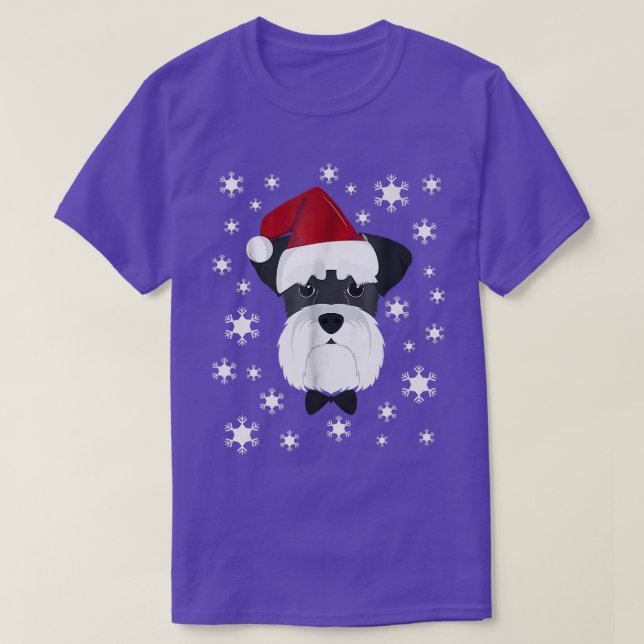 Feliz Navidad Schnauzer Dog Ugly Sweater Premium (Diseño del anverso)