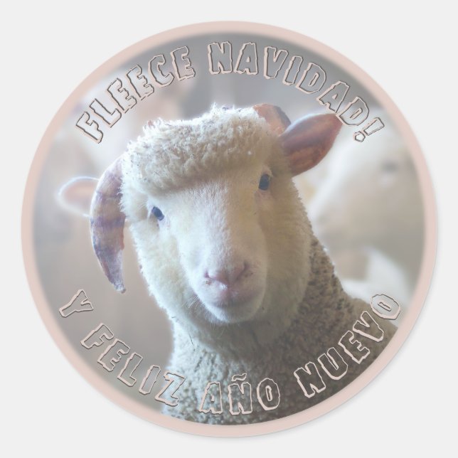 Feliz Navidad: Sello para sobres de Navidades de o (Anverso)