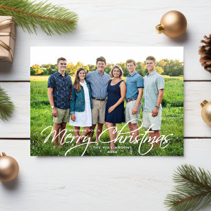 Feliz Navidad Sencilla y Elegante Script Family Ph