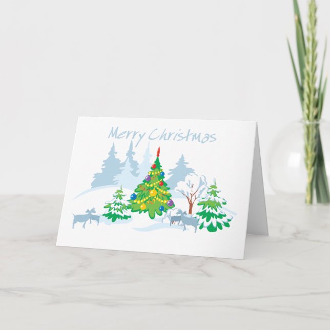Feliz Navidad Serene Goats (Anverso)