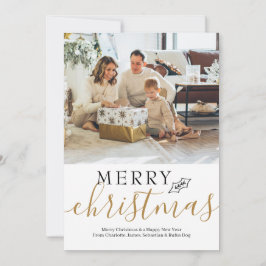 Feliz Navidad Simple Elegante Personalizado