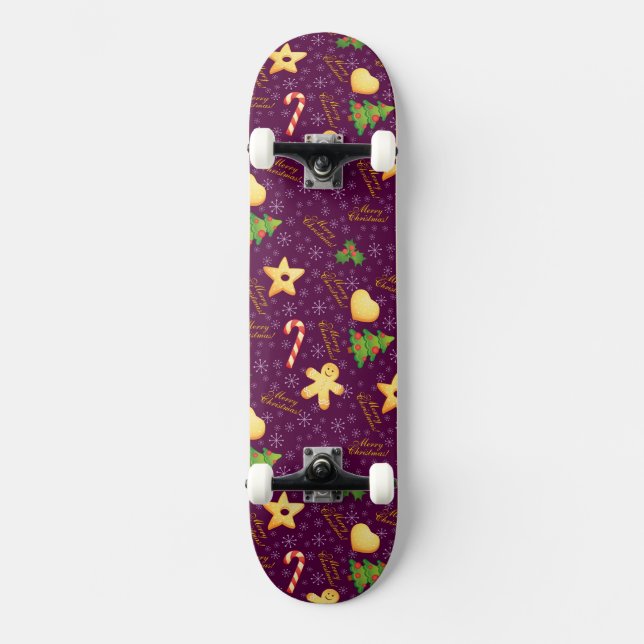 Feliz Navidad Skateboard (Anverso)