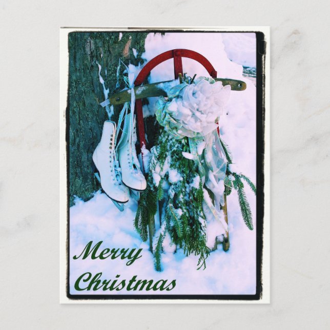 Feliz Navidad - Sled - Cicatriz - Postales (Anverso)