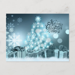 Feliz Navidad Snowflake Árbol de Navidad