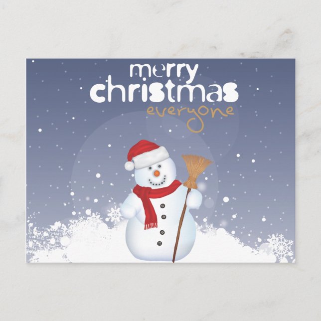 Feliz Navidad Snowman (Anverso)