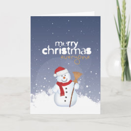 Feliz Navidad Snowman