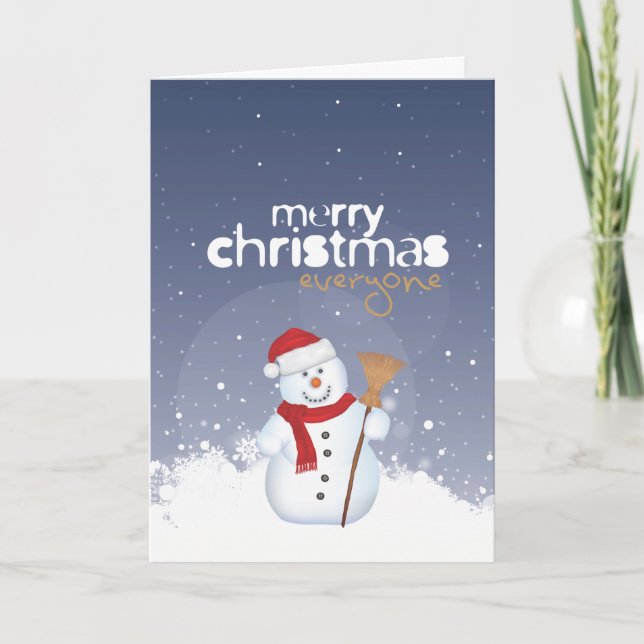 Feliz Navidad Snowman (Anverso)