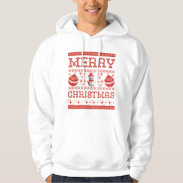 Feliz navidad Snowman suéter dulce Hoodie