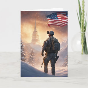 Feliz Navidad Soldado - Tarjeta de Felicitación Do
