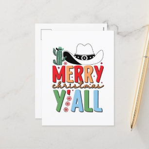 Feliz Navidad sombrero de vaquero occidental Fiest
