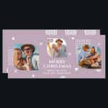 Feliz Navidad Sr. y Sra. 3 Collage de fotos Modern<br><div class="desc">Feliz Navidad El Sr. y la Sra. 3 Collage de fotos Trendy Modern Navidades Cards presenta un collage de fotos de tres de tus fotos favoritas con el texto "Feliz Navidad desde el nuevo Sr. & Mrs." en un elegante guión blanco. Personalice editando el texto en los cuadros de texto...</div>