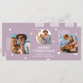 Feliz Navidad Sr. y Sra. 3 Collage de fotos Modern