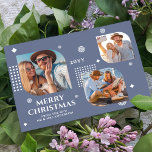 Feliz Navidad Sr. y Sra. 3 Collage de fotos Modern<br><div class="desc">Feliz Navidad El Sr. y la Sra. 3 Collage de fotos Trendy Modern Navidades Cards presenta un collage de fotos de tres de tus fotos favoritas con el texto "Feliz Navidad desde el nuevo Sr. & Mrs." en un elegante guión blanco. Personalice editando el texto en los cuadros de texto...</div>