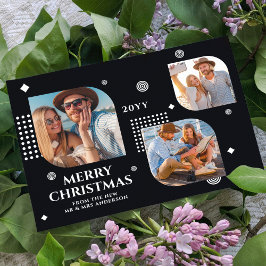Feliz Navidad Sr. y Sra. 3 Collage de fotos Modern