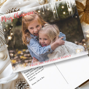 Feliz Navidad Sternchen Kundenspezifische Foto