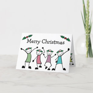 Feliz Navidad Stick Friends