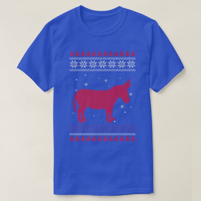 Feliz navidad suéter suéter suéter de burro suéter (Diseño del anverso)
