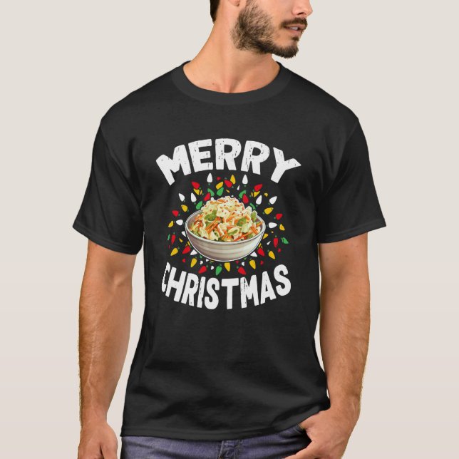 Feliz Navidad Sweaters Funny Food Lover Coleslaw (Anverso)