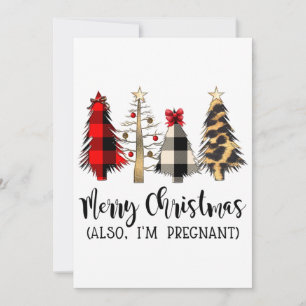 Feliz Navidad También Estoy Embarazada Anuncio de 