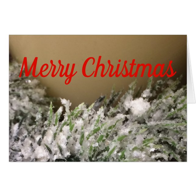 Feliz Navidad, tarjeta (Anverso (Horizontal))