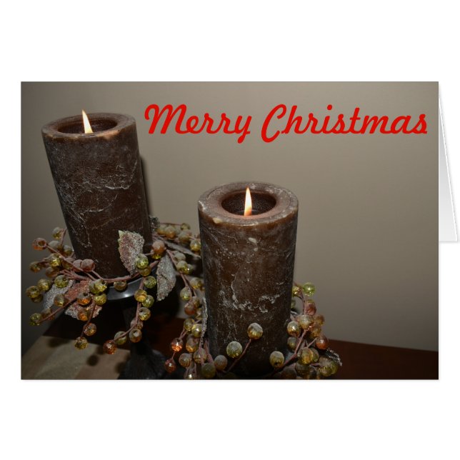 Feliz Navidad, tarjeta (Anverso (Horizontal))