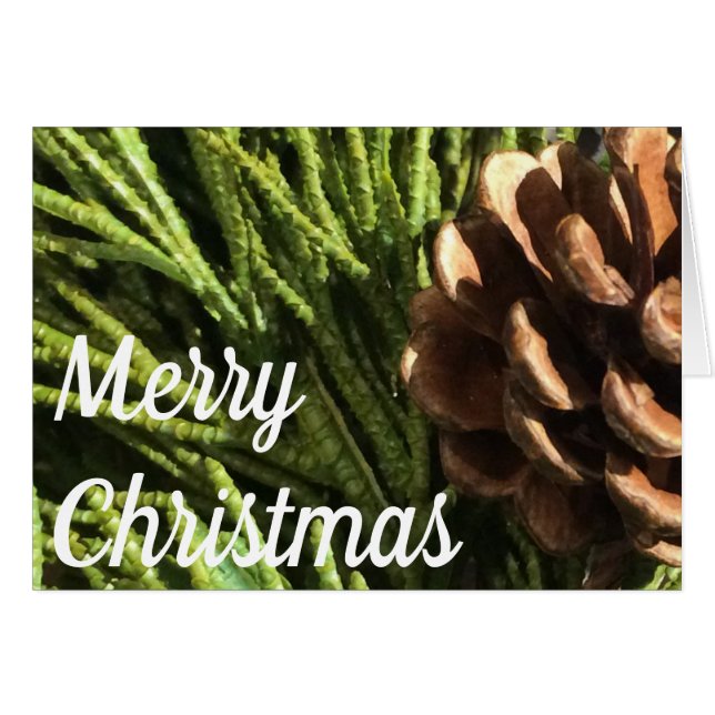 Feliz Navidad, tarjeta (Anverso (Horizontal))