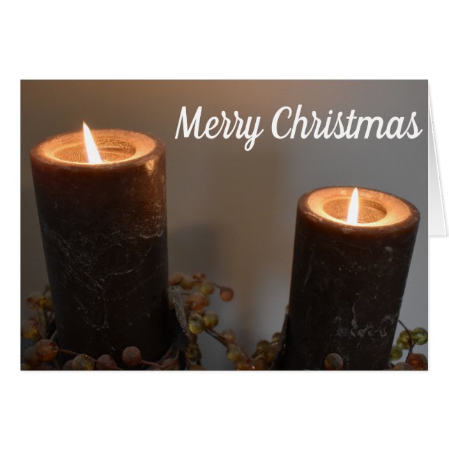 Feliz Navidad, tarjeta (Anverso (Horizontal))