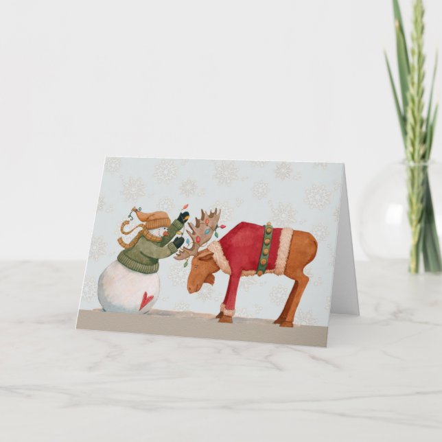 Feliz Navidad - Tarjeta de felicitación (Anverso)