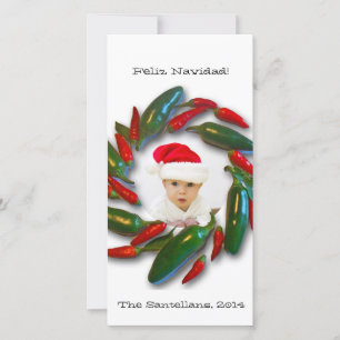 Feliz Navidad - Tarjeta de Navidad de fotos de mar