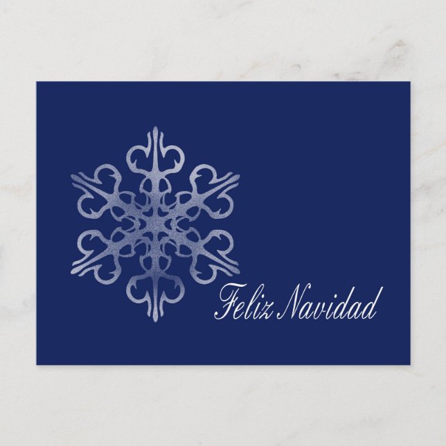 Feliz Navidad - Tarjeta de Navidad española (Anverso)