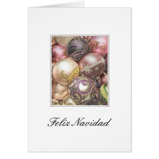 Feliz Navidad - tarjeta de Navidad española
