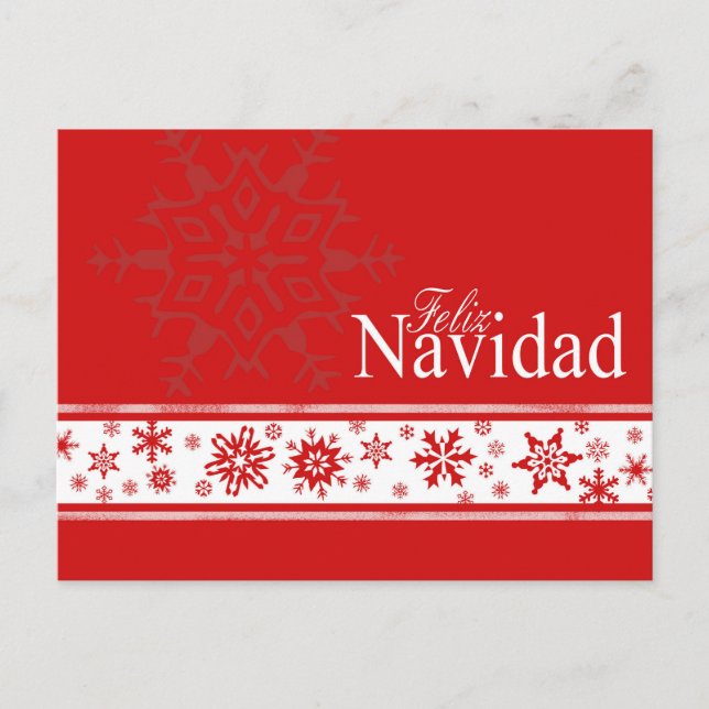 Feliz Navidad - Tarjeta de Navidad española (Anverso)