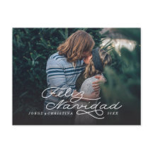 Feliz Navidad, tarjeta de Navidad española, postal