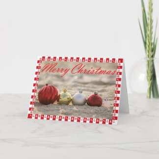 Feliz Navidad - Tarjeta de Ornamentos