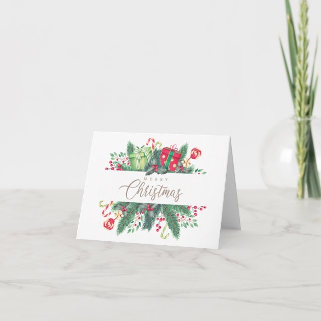 Feliz Navidad - Tarjeta de regalo (Anverso)