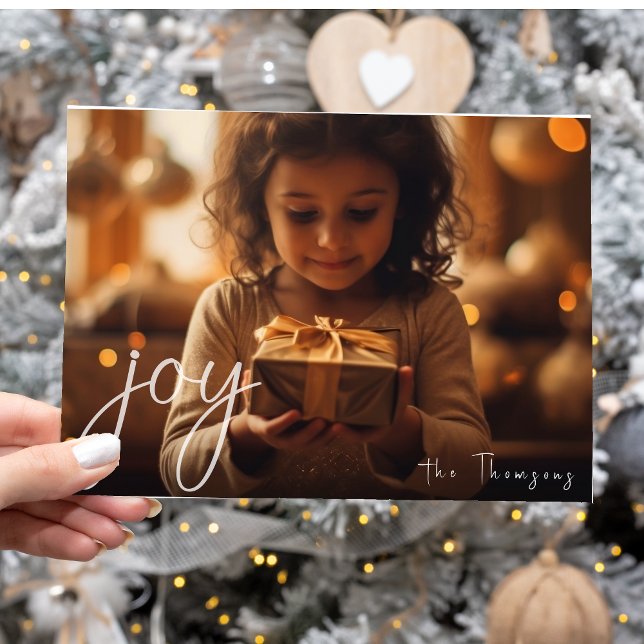 Feliz Navidad, tarjeta de saludo de alegría (Subido por el creador)