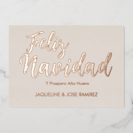 Feliz Navidad, tarjeta de vacaciones en Relieve me